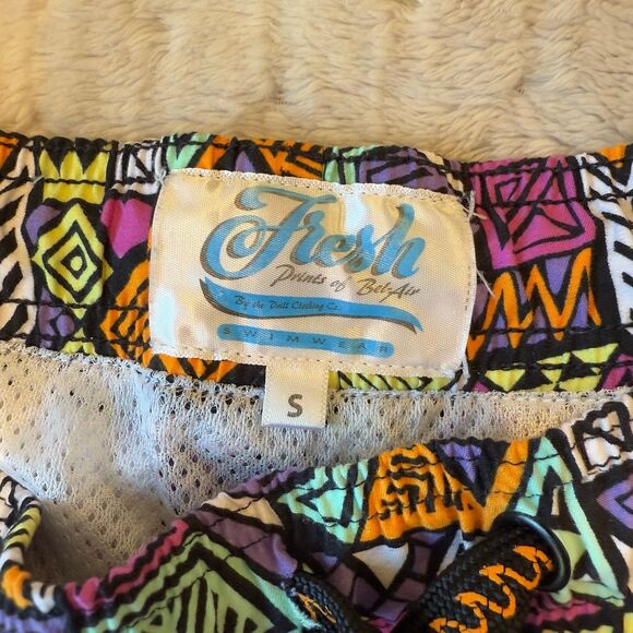 Fresh Prints Prince Of Bel-Air Retro Swim trunks Mens Small - Picture 7 of 7